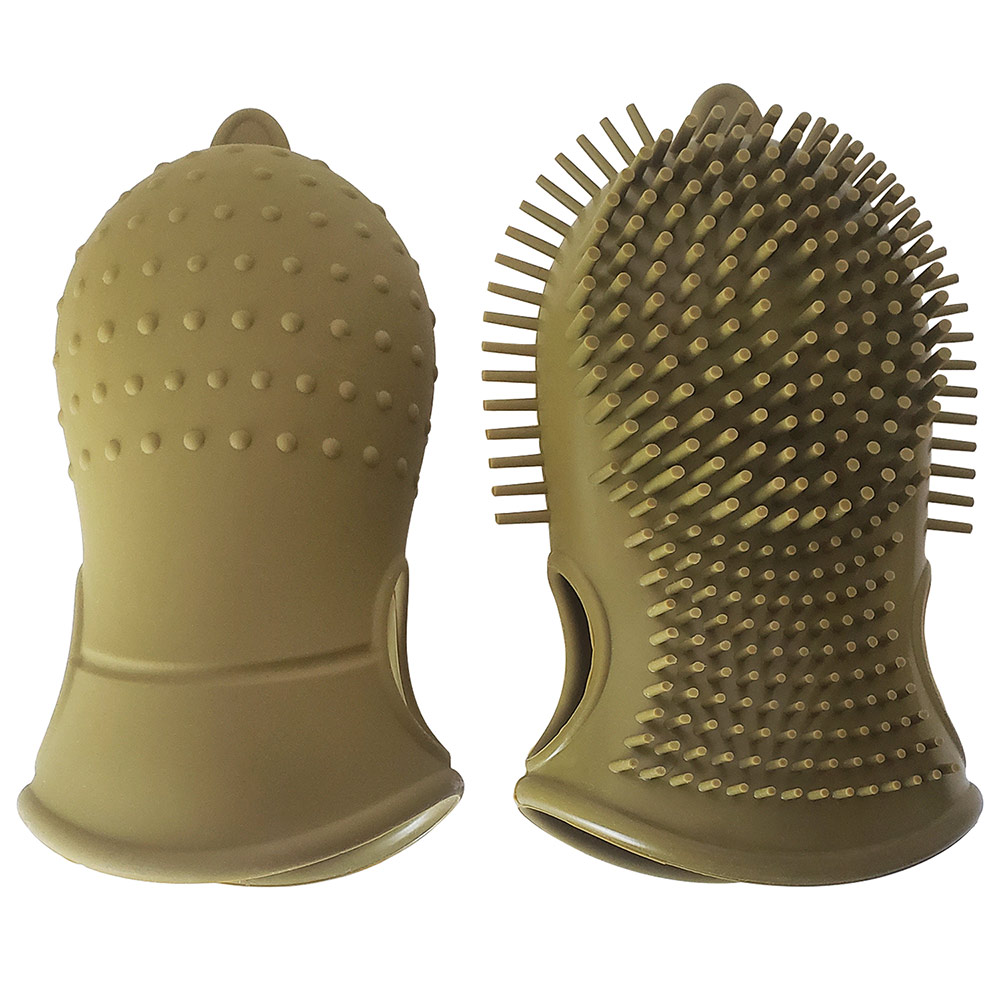 2in1 Reversible Dog Cleaning Glove and Paw Cleaner