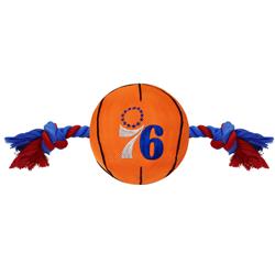 Philadelphia 76ers Nylon Basketball Rope Toy