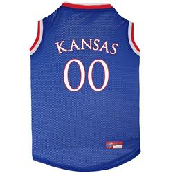 University of Kansas Jayhawks Basketball Mesh Dog Jersey by Pets First