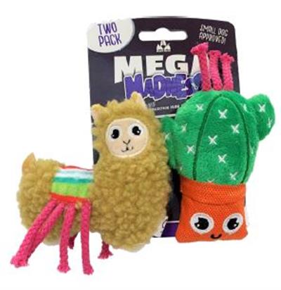 Mega Madness® Llama Small Dog Toy 2 Pack