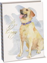Golden Retriever - Linen & Paper Spiral Journal