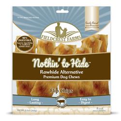 Fieldcrest Farms Nothin To Hide Flip Chips Dog Treat 8.5 Oz 8 Pack