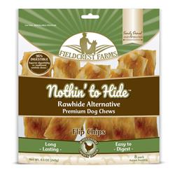 Fieldcrest Farms Nothin To Hide Flip Chips Dog Treat 8.5 Oz 8 Pack