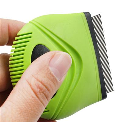 Pet Life�� 'Grazer' Handheld Travel Grooming Cat and Dog Flea and Tick Comb