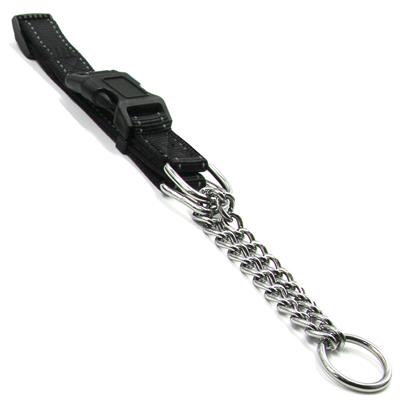 The Pet Life�� 'Tutor-Sheild' Martingale Safety and Training Adjustable Chain Dog Collar