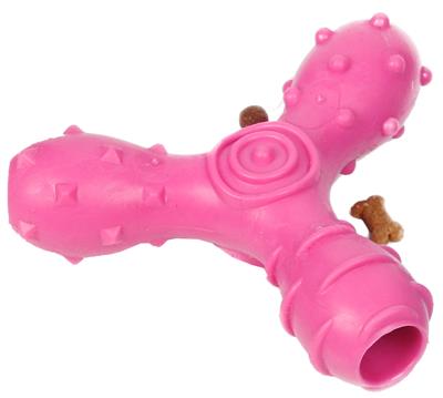 Pet Life�� 'Tri-Chew' Treat Dispensing and Chewing Interactive TPR Dog Toy