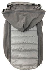 Pet Life® 'Apex' Lightweight Hybrid 4-Season Stretch and Quick-Dry Dog Coat w/ Pop out Hood
