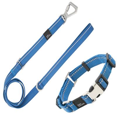 Pet Life�� 'Advent' Outdoor Series 3M Reflective 2-in-1 Durable Martingale Training Dog Leash and Collar