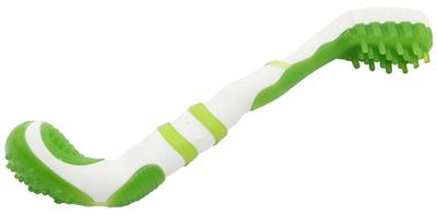 Pet Life�� 'Denta-Brush' TPR Durable Tooth Brush and Dog Toy