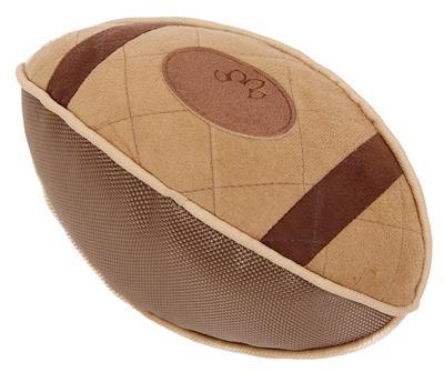 Pet Life�� 'Pugskin' Durable Oxford Nylon and Mesh Plush Squeaky Football Dog Toy