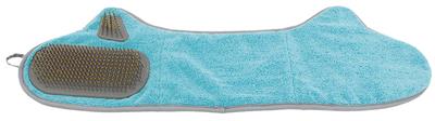 Pet Life�� 'Bryer' 2-in-1 Hand-Inserted Microfiber Pet Grooming Towel and Brush