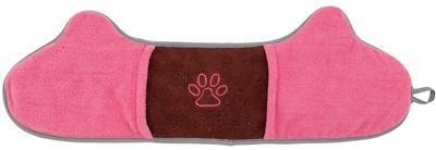 Pet Life�� 'Bryer' 2-in-1 Hand-Inserted Microfiber Pet Grooming Towel and Brush