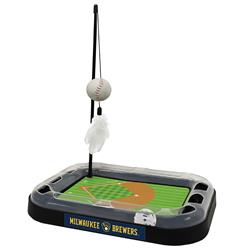 Milwaukee Brewers Baseball Cat Scratcher Toy by Pets First