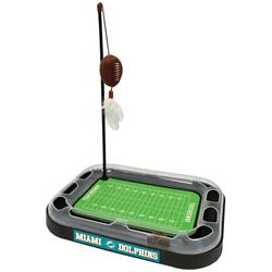 Miami Dolphins Football Cat Scratcher Toy by Pets First