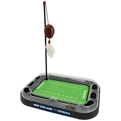 New England Patriots Football Cat Scratcher Toy by Pets First