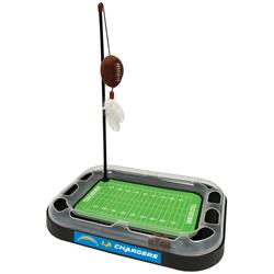Los Angeles Chargers Football Cat Scratcher Toy by Pets First