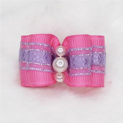 Pearl Bow: Lilac & Purple