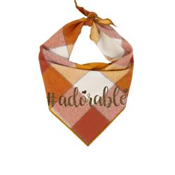 Plaid Dog Bandana | Luxe Flannel dog bandana is Reversible | #Adorable