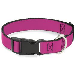 Plastic Clip Collar - Neon Pink