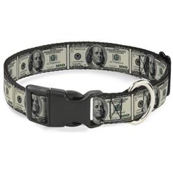 Plastic Clip Collar - 100 Dollar Bills