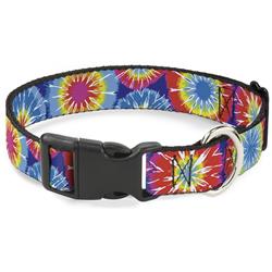 Plastic Clip Collar - 70's Tie Dye