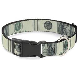 Plastic Clip Collar - 100 Dollar Bill CLOSE-UP