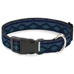 Plastic Clip Collar - Aztec3 Blues