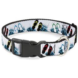Plastic Clip Collar - Beach Flip Flops