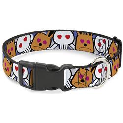 Plastic Clip Collar - Buckle-Down Cartoon CLOSE-UP