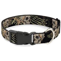 Plastic Clip Collar - Buckle-Down Die Hard Skull 01