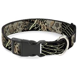 Plastic Clip Collar - Buckle-Down Die Hard Skull 02