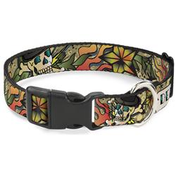 Plastic Clip Collar - Death or Glory Tan