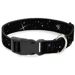Plastic Clip Collar - Deep Space Black/White
