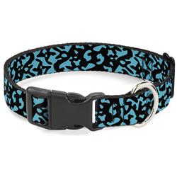 Plastic Clip Collar - Eighties 1 Blue/Black