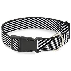 Plastic Clip Collar - Eighties 7 Black/White