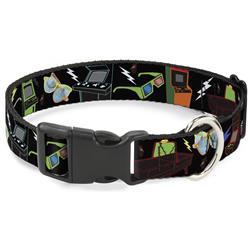 Plastic Clip Collar - Eighties Arcade Black