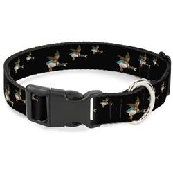Plastic Clip Collar - Flying Mallards Black