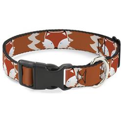 Plastic Clip Collar - Fox Face/Tail Orange/Natural