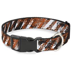 Plastic Clip Collar - Grunge Tread Orange
