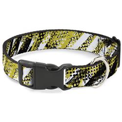 Plastic Clip Collar - Grunge Tread Yellow
