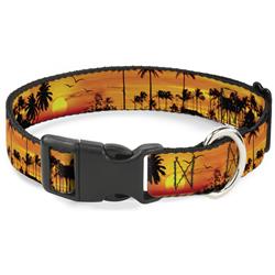 Plastic Clip Collar - Golden Sunset