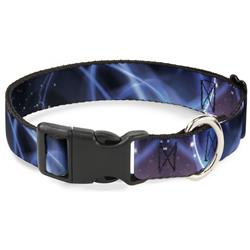 Plastic Clip Collar - Galaxy Swirl/Shining Stars