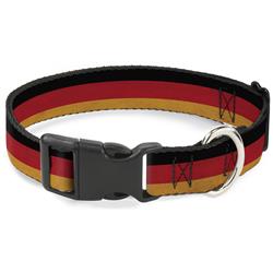 Plastic Clip Collar - Germany Flag Weathered