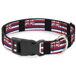 Plastic Clip Collar - Hawaii Flags
