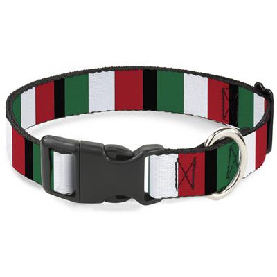 Plastic Clip Collar - Italy Flags