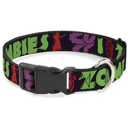 Plastic Clip Collar - I "Heart" Zombies