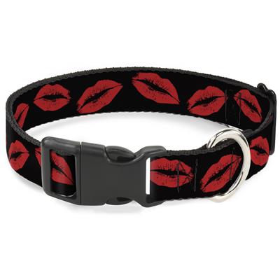 Plastic Clip Collar - Kisses