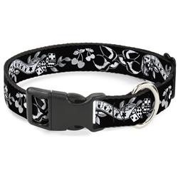 Plastic Clip Collar - Lucky Black/White