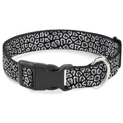 Plastic Clip Collar - Leopard Black