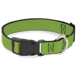 Plastic Clip Collar - Lime Green